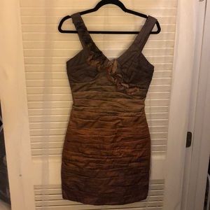 Max and Cleo shades of autumn dress